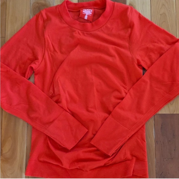Athleta Women's Foothill Ascent Long Sleeve Tops - Gray, Orange/Red, Blue - Picture 9 of 9